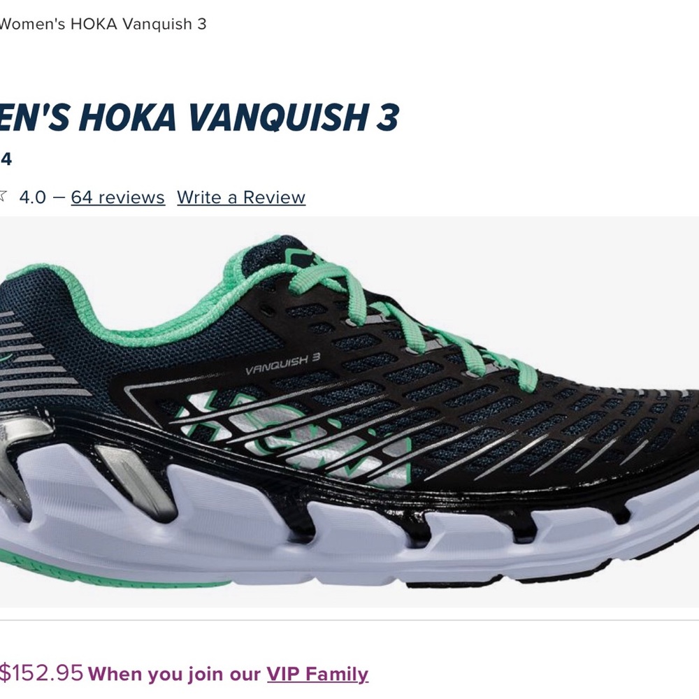 HOKA Vanquish 3 womens size 9.5 shoes